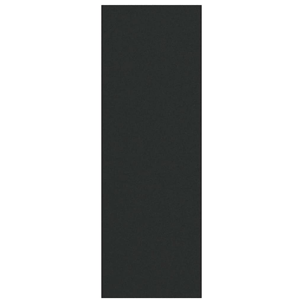 Juodas vonios kilimėlis, skalbiamas, 120x350 cm