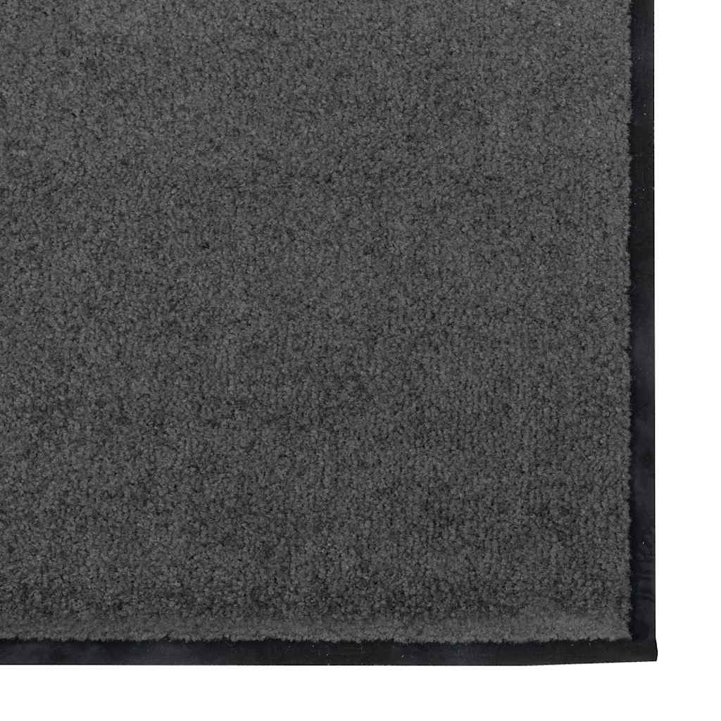 Durų kilimėlis Kita Antracito ir juoda 120 x 250 cm