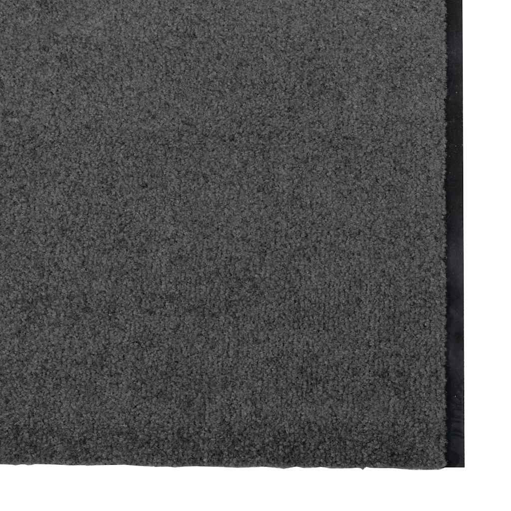 Durų kilimėlis Antracito ir juoda 120 x 400 cm 100% poliamidas