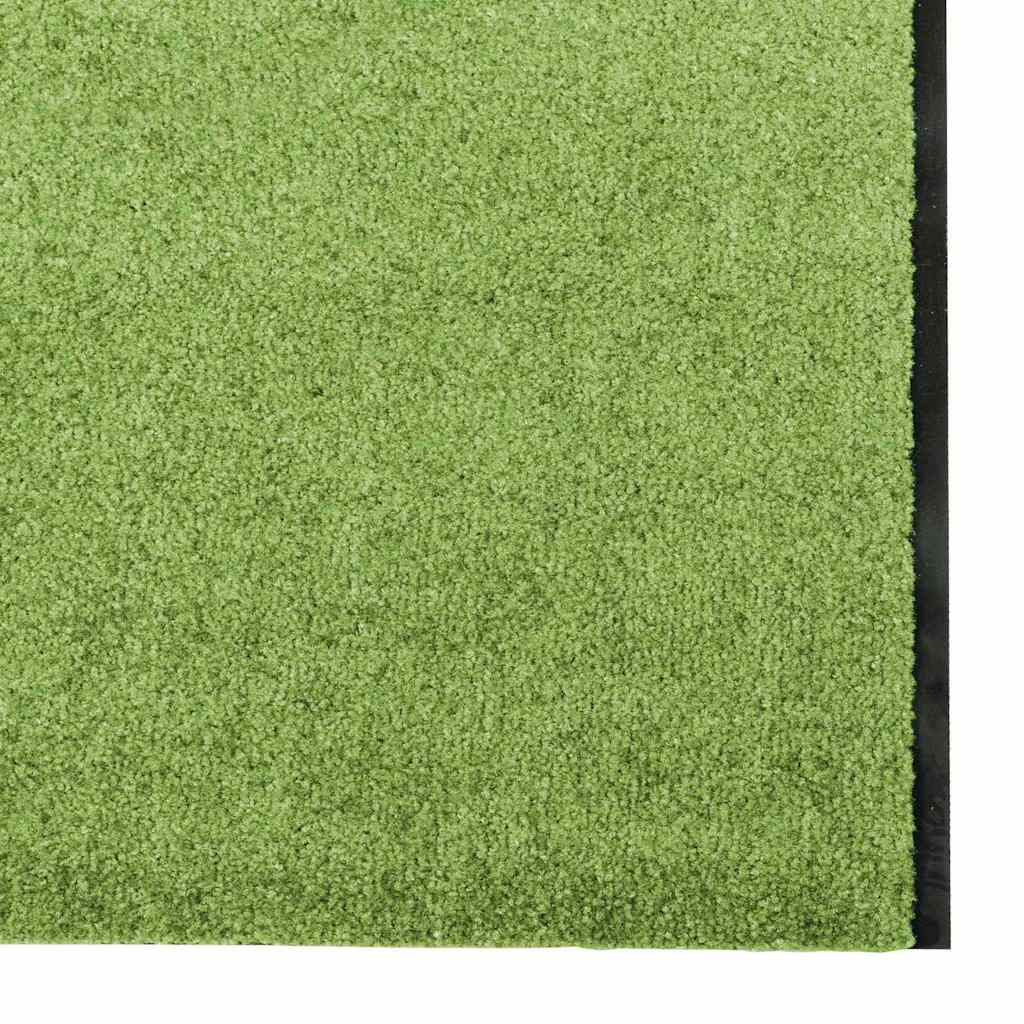 Washable Rug Green 120x350 cm
