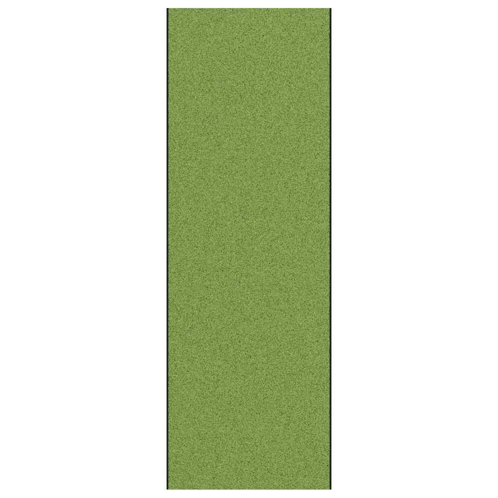 Washable Rug Green 120x350 cm