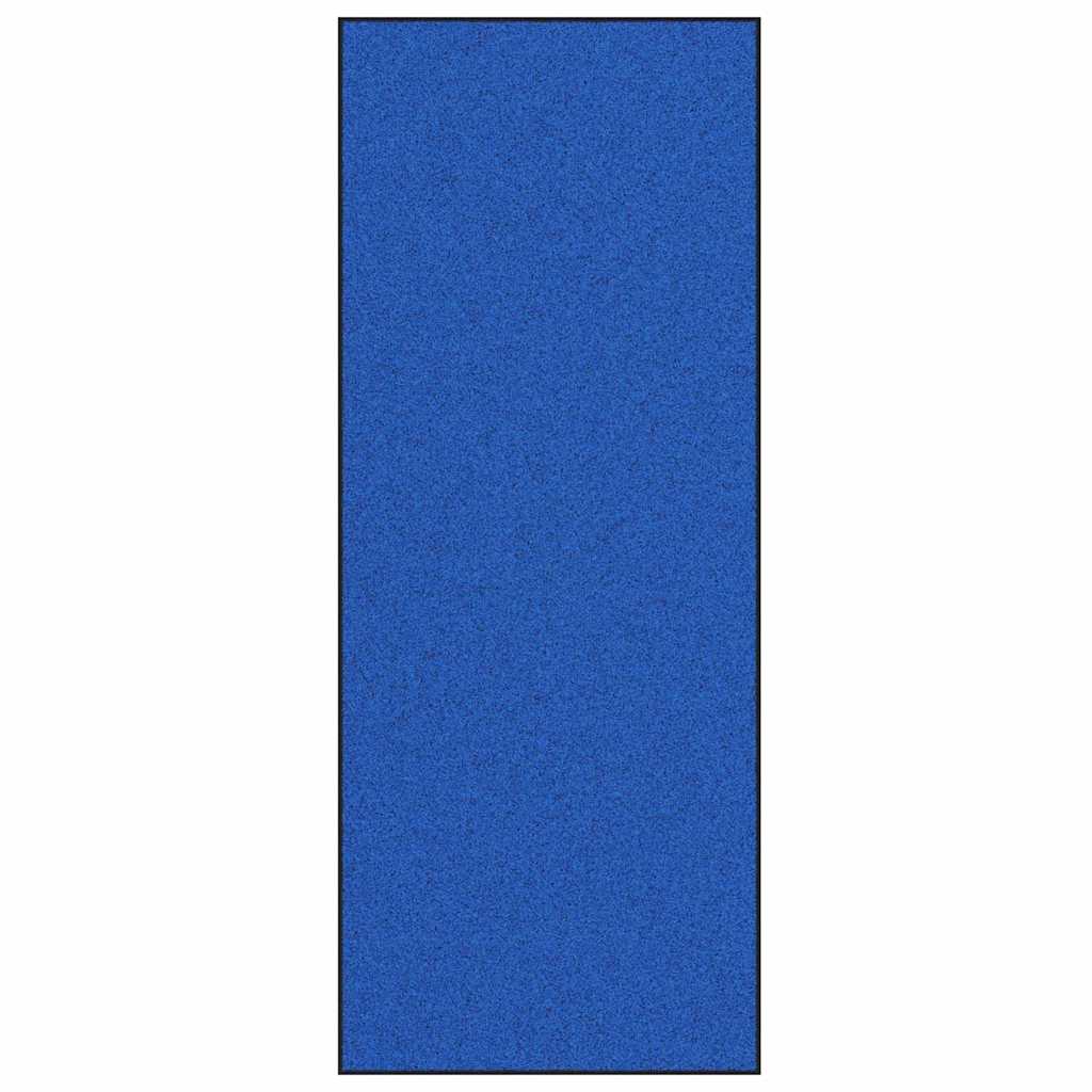 Washable Door Mat Blue 120x300 cm