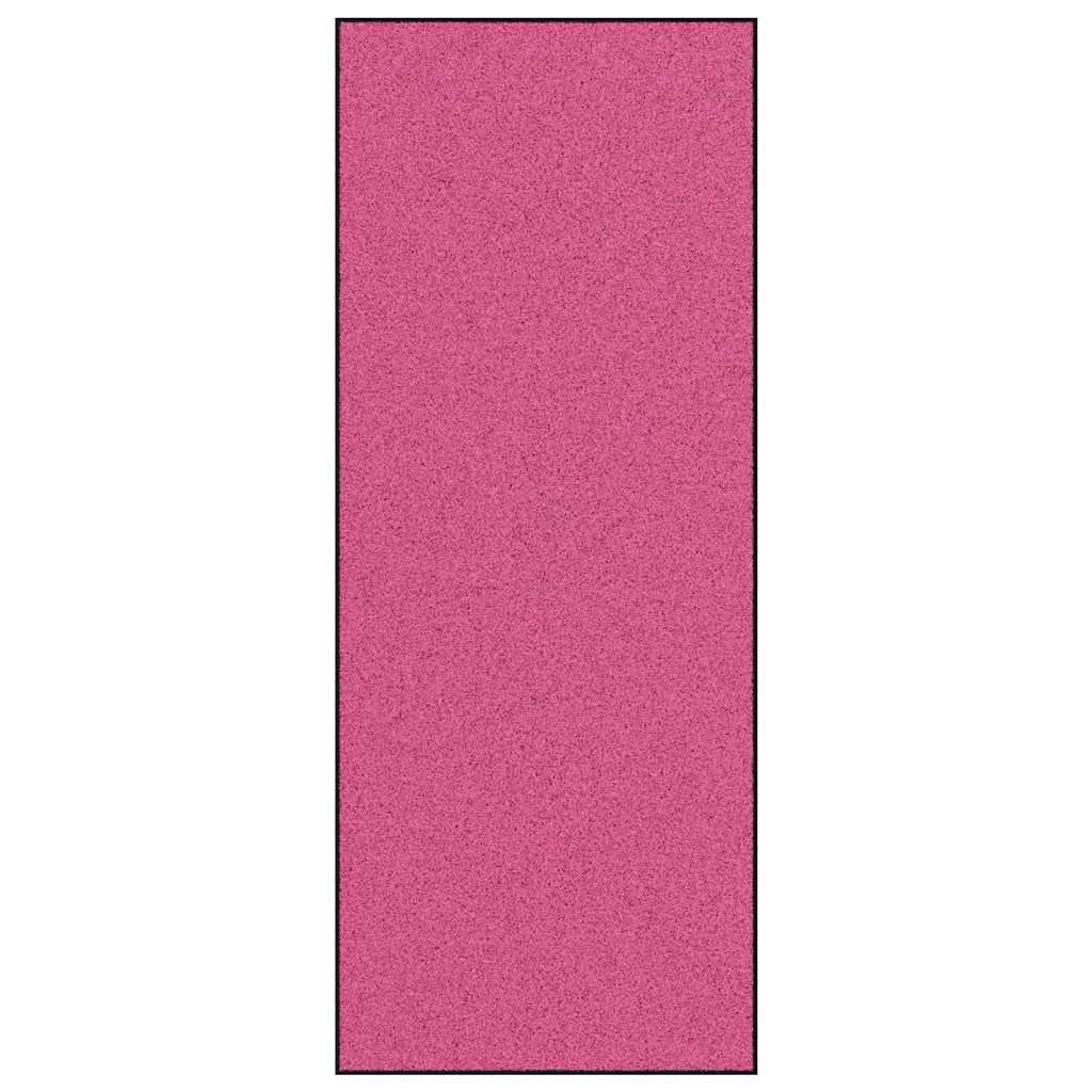 Durų kilimėlis Rožinė ir Juoda 120 x 300 cm 100% poliamidas