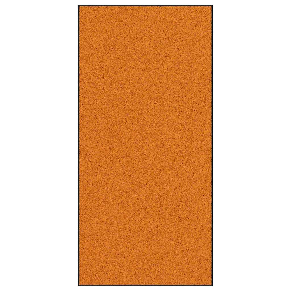 Mazgājams durvju paklājs, oranžs, 120x250 cm