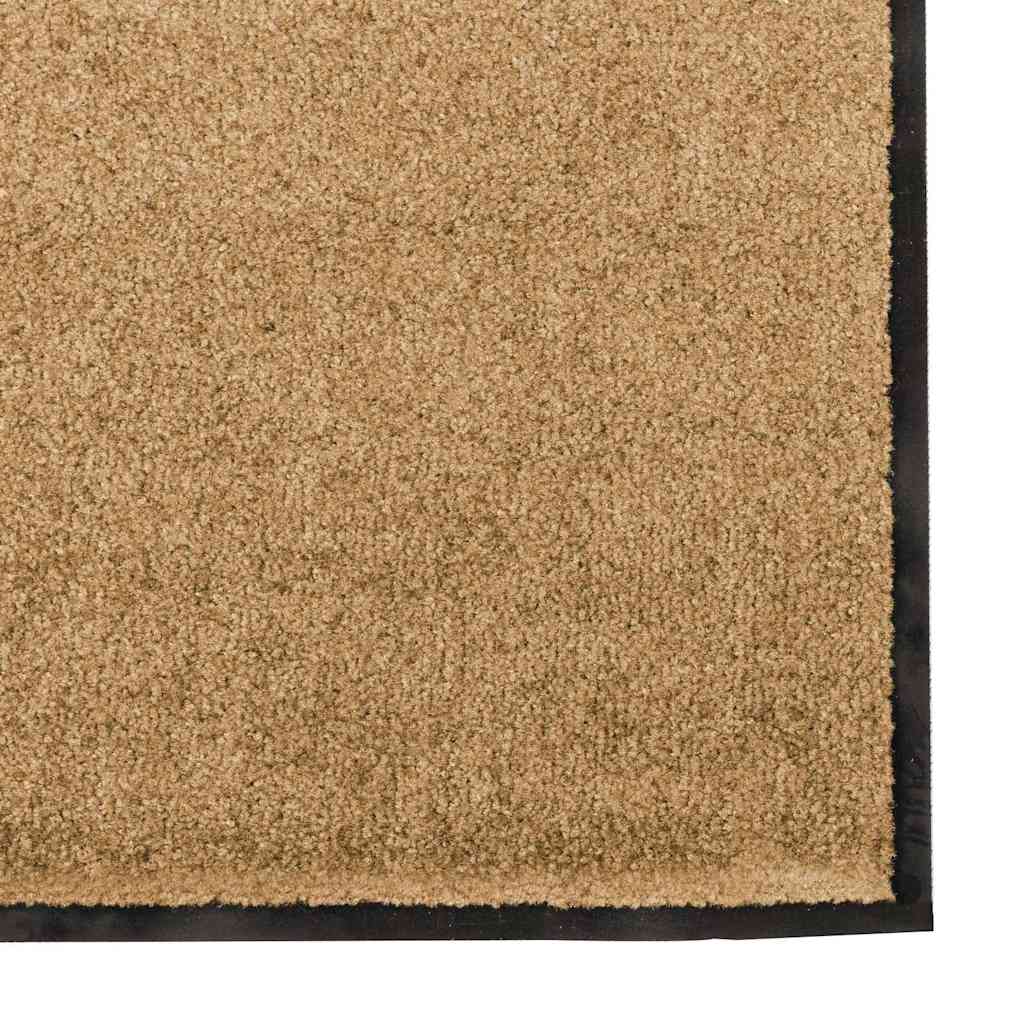 Washable rug, cream, 120x300 cm