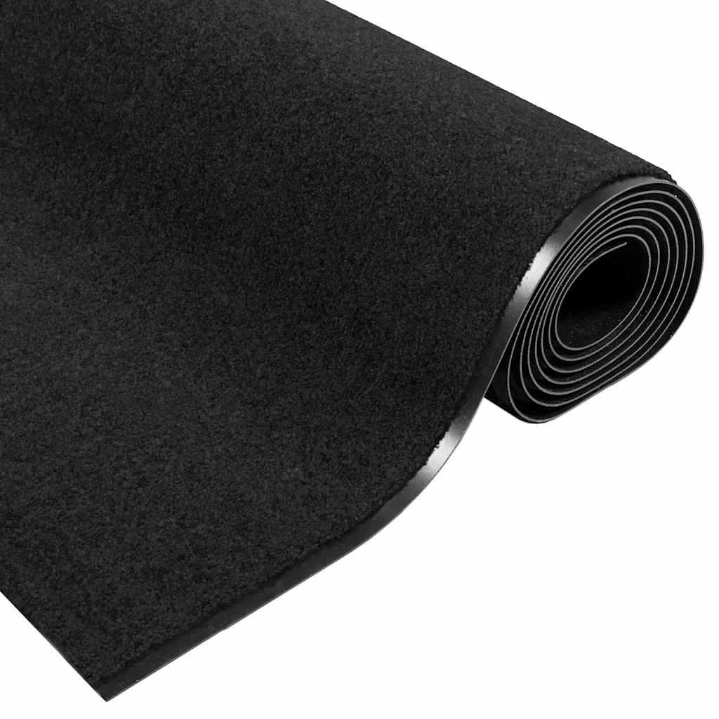 Durų kilimėlis Juoda 120 x 400 cm 100% poliamidas