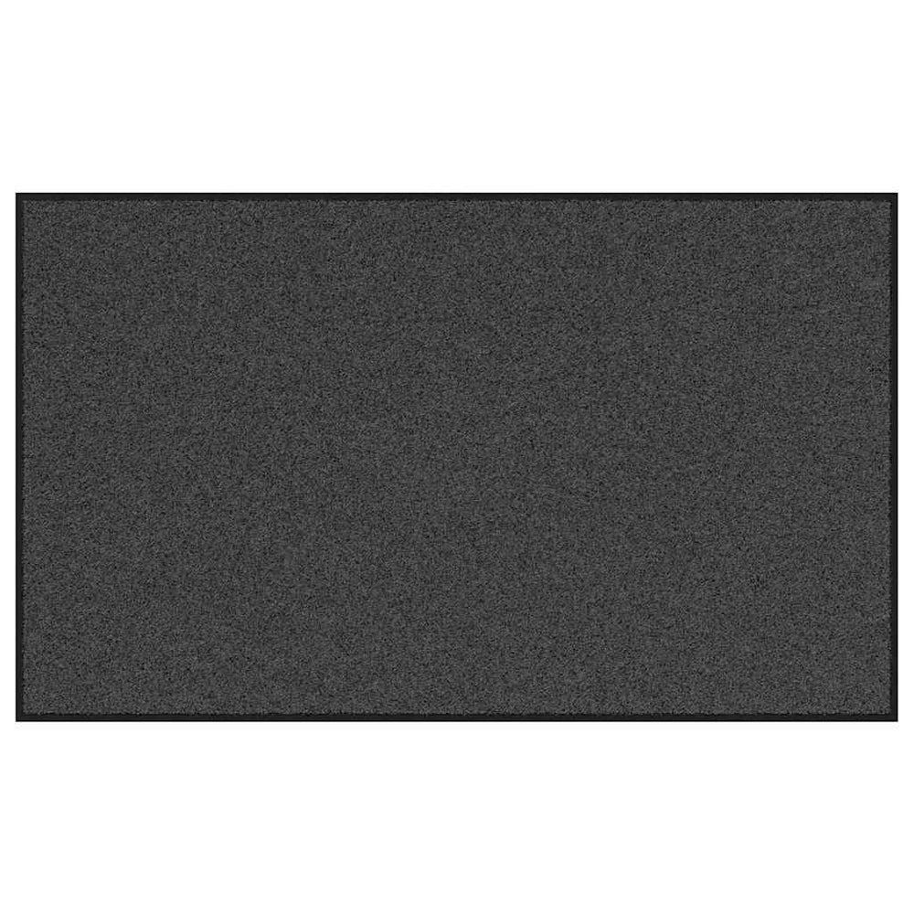 Durų kilimėlis Antracito ir juoda 90 x 150 cm 100% poliamidas