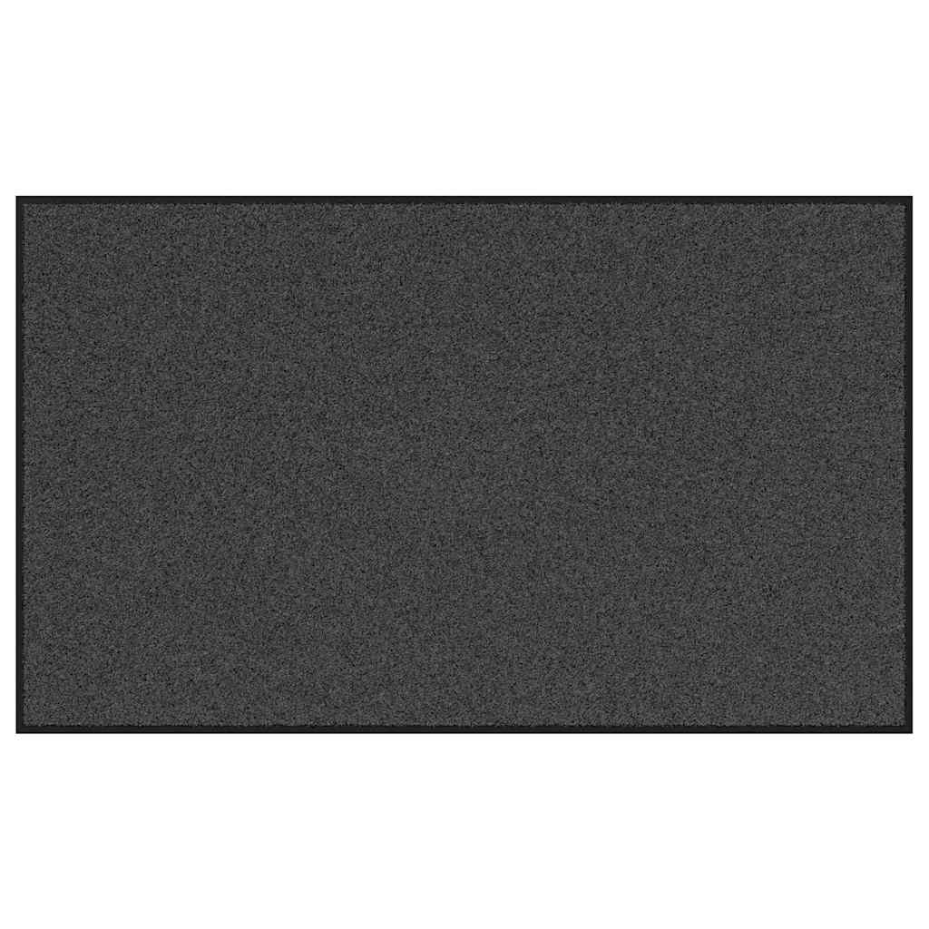 Durų kilimėlis Antracito ir juoda 90 x 150 cm 100% poliamidas