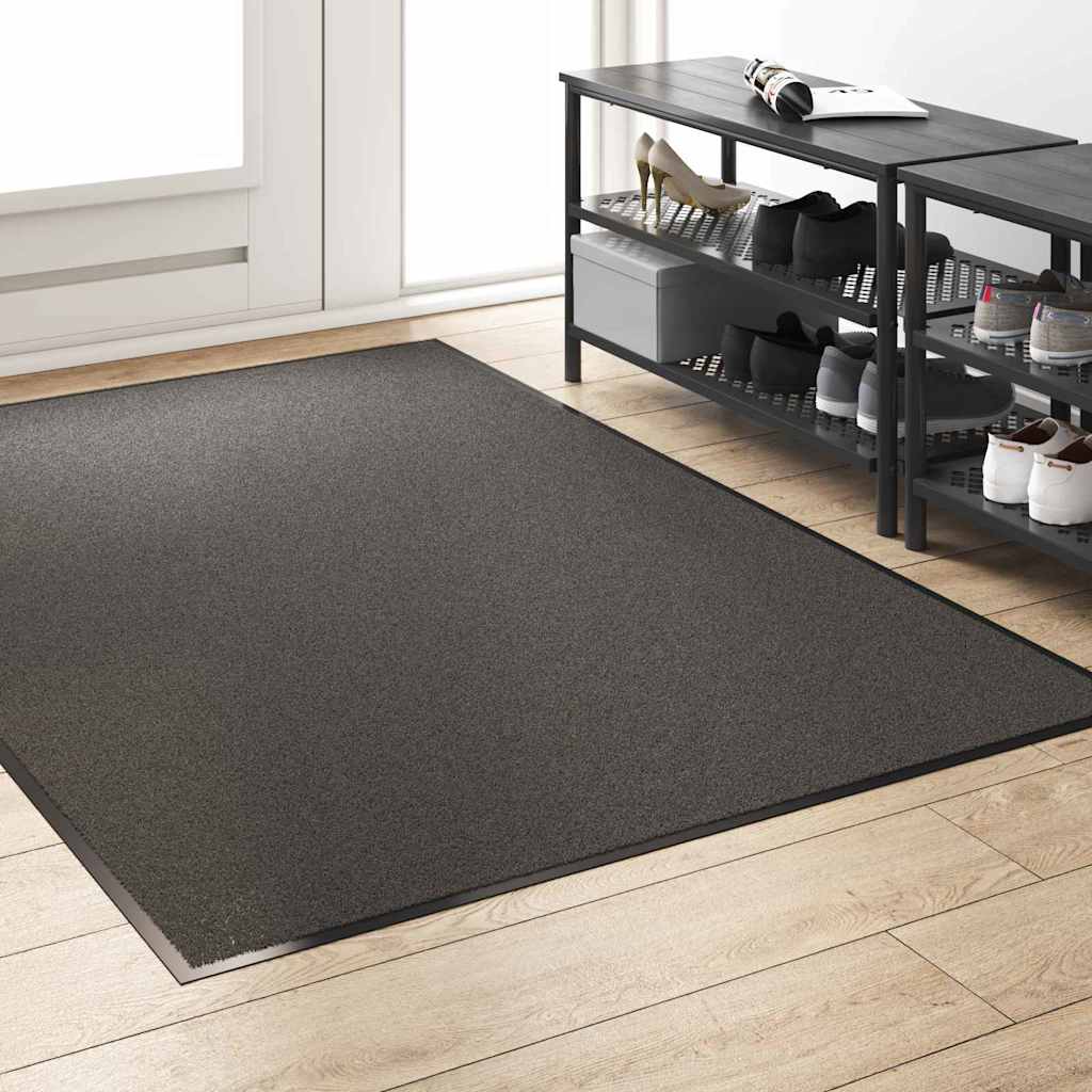 Durų kilimėlis Antracito ir juoda 120 x 180 cm 100% poliamidas