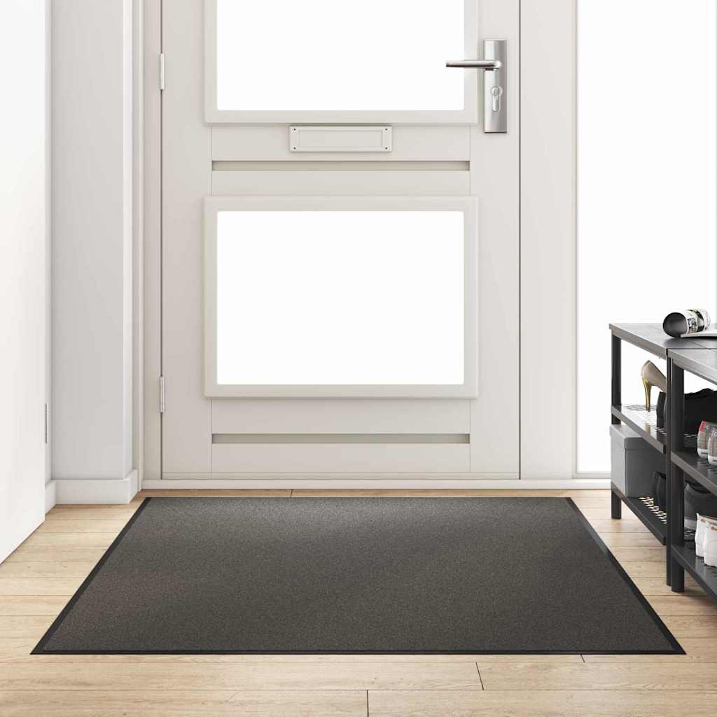 Durų kilimėlis Antracito ir juoda 120 x 180 cm 100% poliamidas