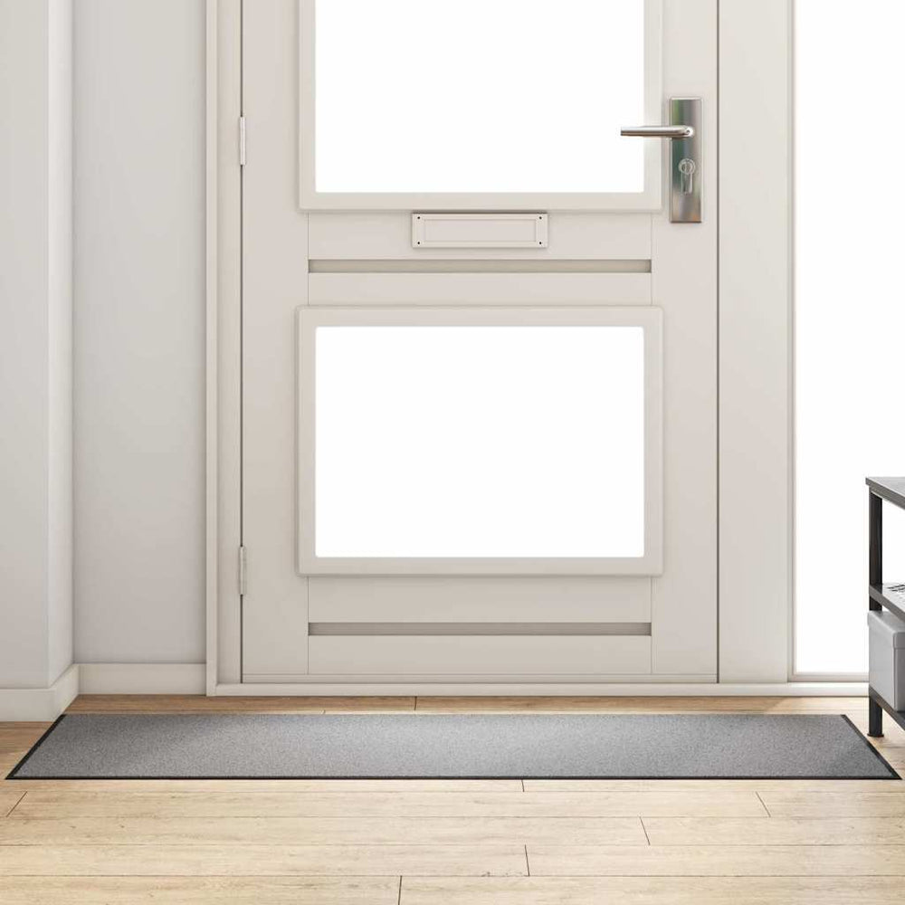 Durvju paklājs Cits Pelēks un melns 60 x 180 cm