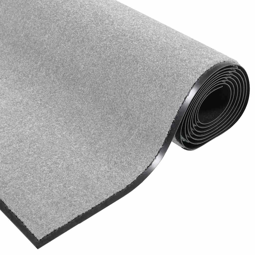 Durų kilimėlis Pilka ir juoda 120 x 180 cm 100% poliamidas