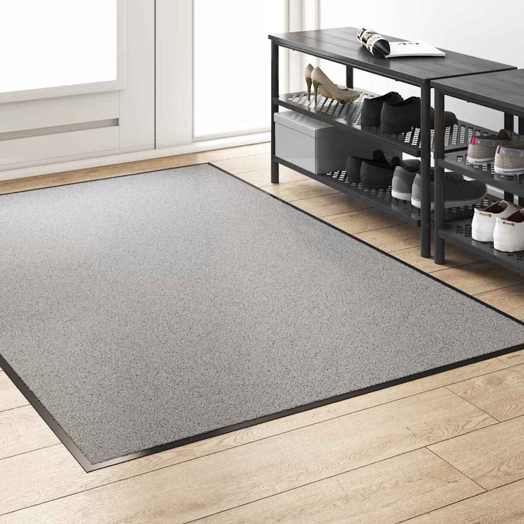 Durų kilimėlis Pilka ir juoda 120 x 180 cm 100% poliamidas