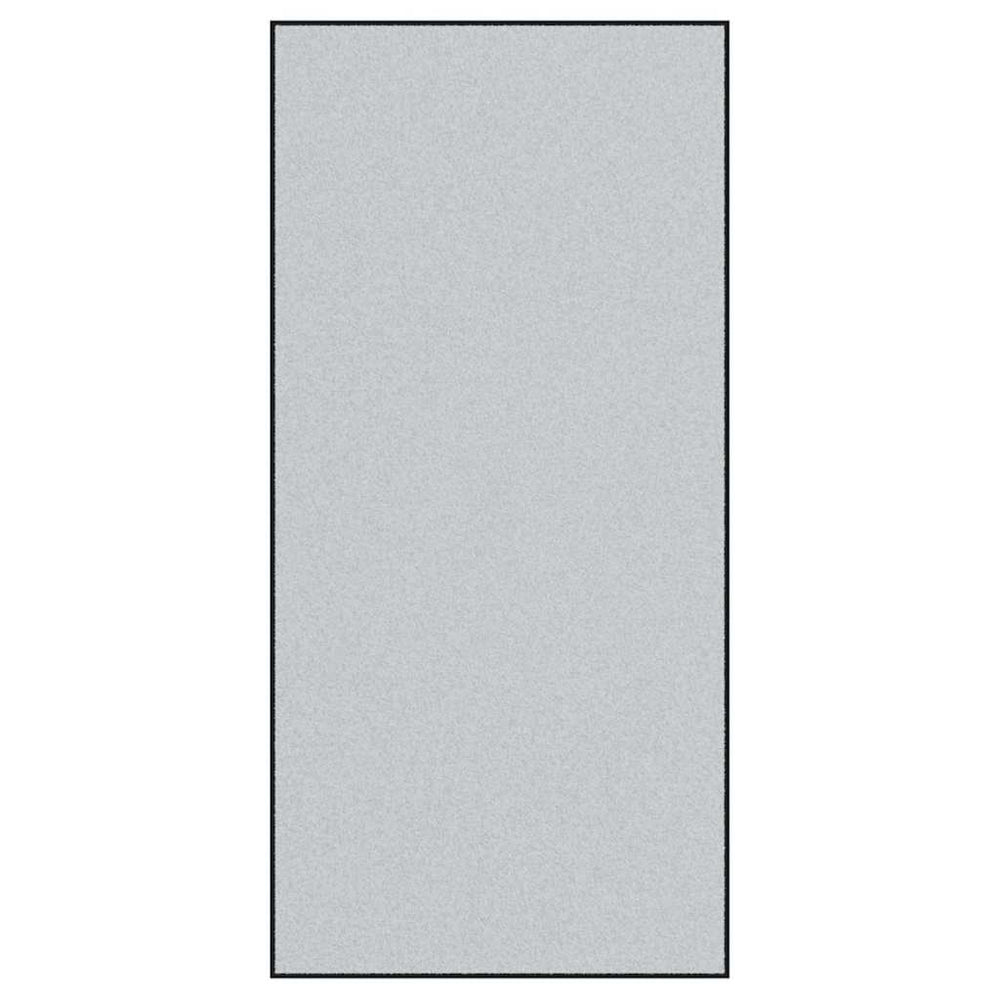 Pelēks durvju paklājs, taisnstūra, 120x250 cm