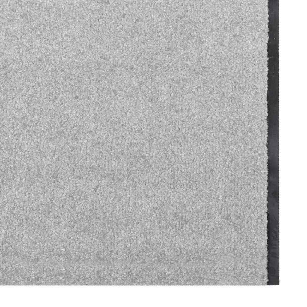 Doormat Rectangular Grey 120x350 cm