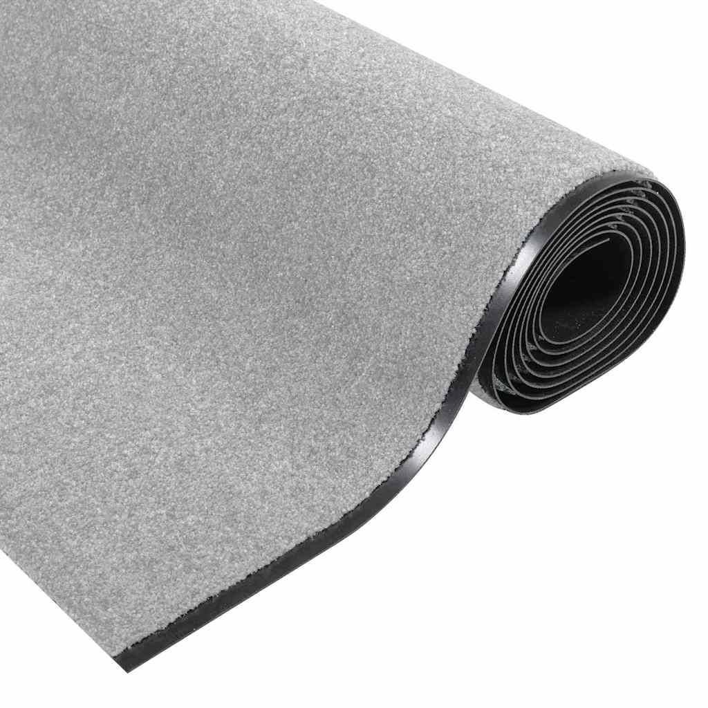 Doormat Rectangular Grey 120x350 cm