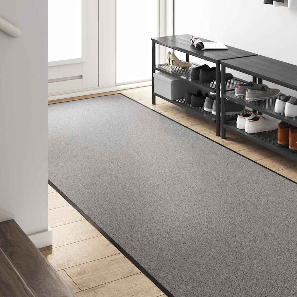 Doormat Rectangular Grey 120x350 cm
