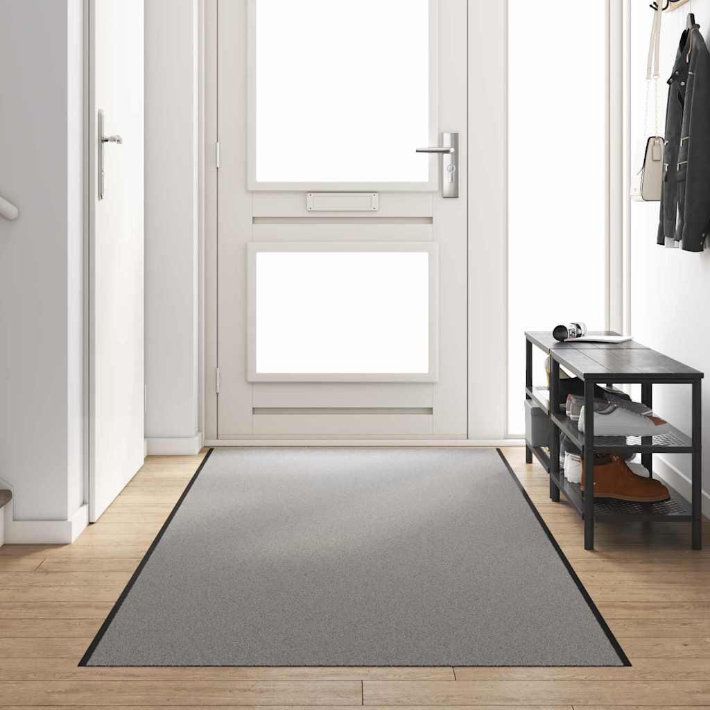 Doormat Rectangular Grey 120x350 cm