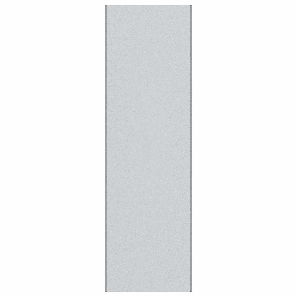 Rectangular gray door mat 120x400 cm