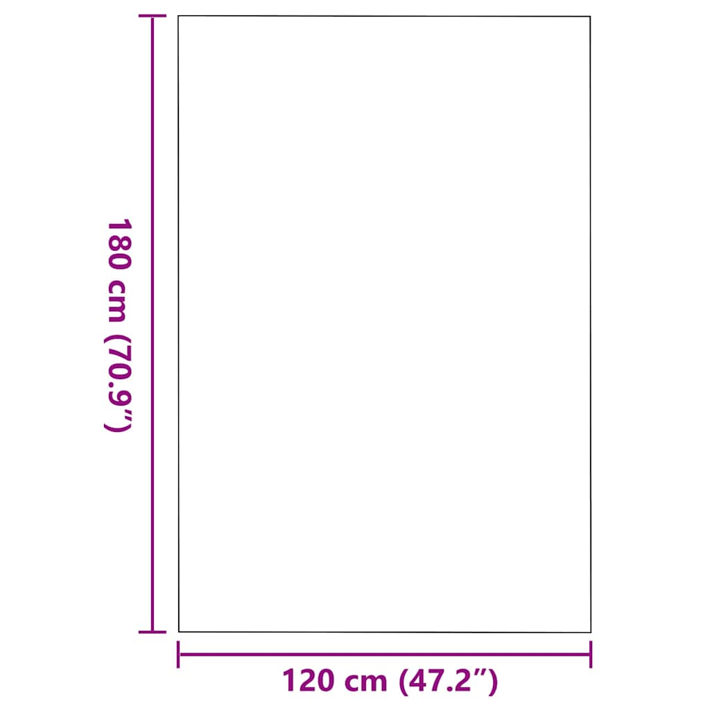 Durų kilimėlis Bežinė ir juoda 120 x 180 cm 100% poliamidas