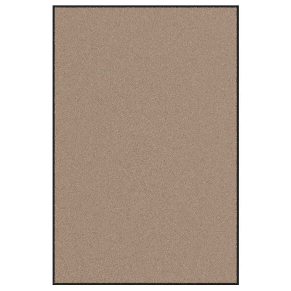 Durų kilimėlis Bežinė ir juoda 120 x 180 cm 100% poliamidas