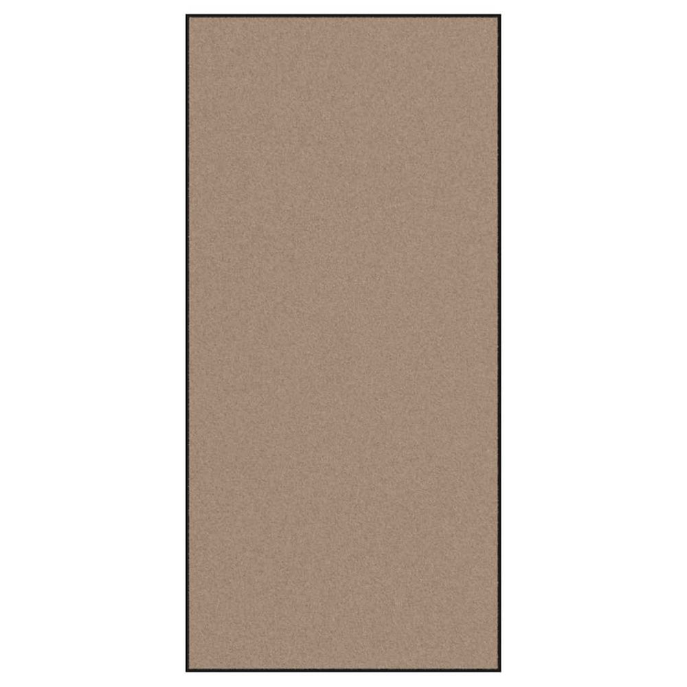 Durų kilimėlis Bežinė ir juoda 120 x 250 cm 100% poliamidas