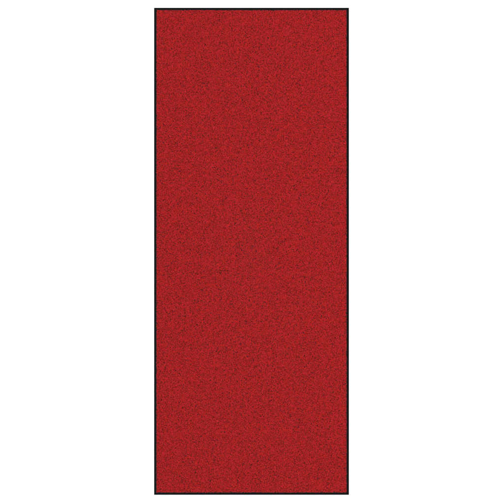 Durų kilimėlis Raudona ir Juoda 120 x 300 cm 100% poliamidas