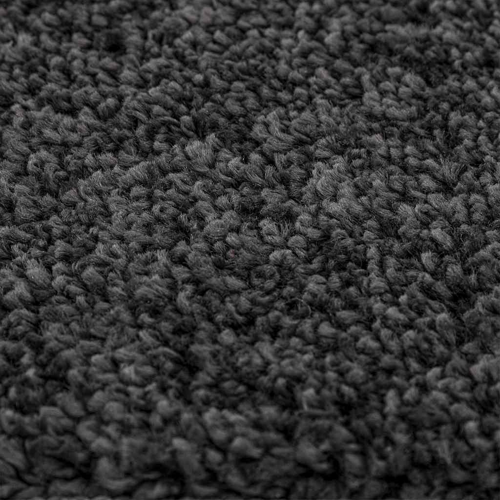 Neslystantis plaukuotas kilimas Tamsiai pilka 240 x 340 cm PP
