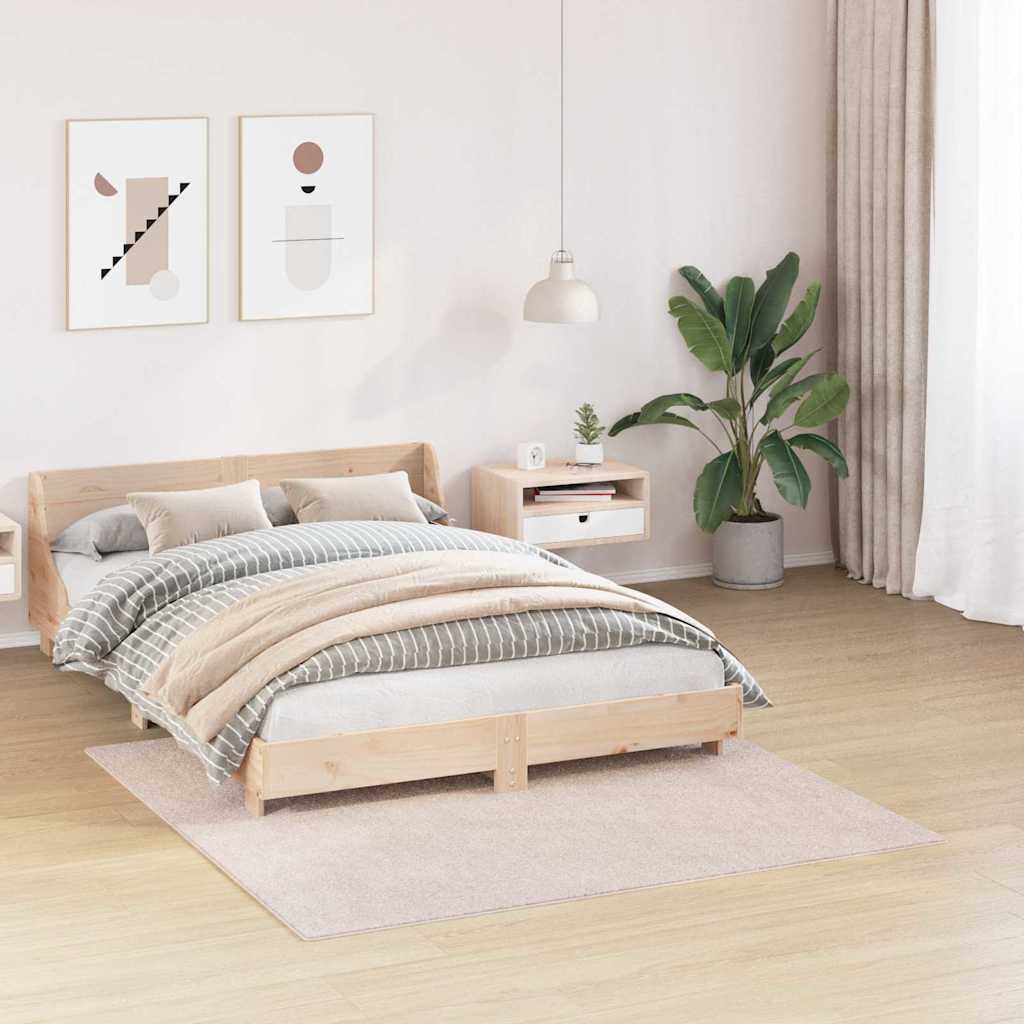 Neslystantis plaukuotas kilimas Kreminė 160 x 160 cm PP