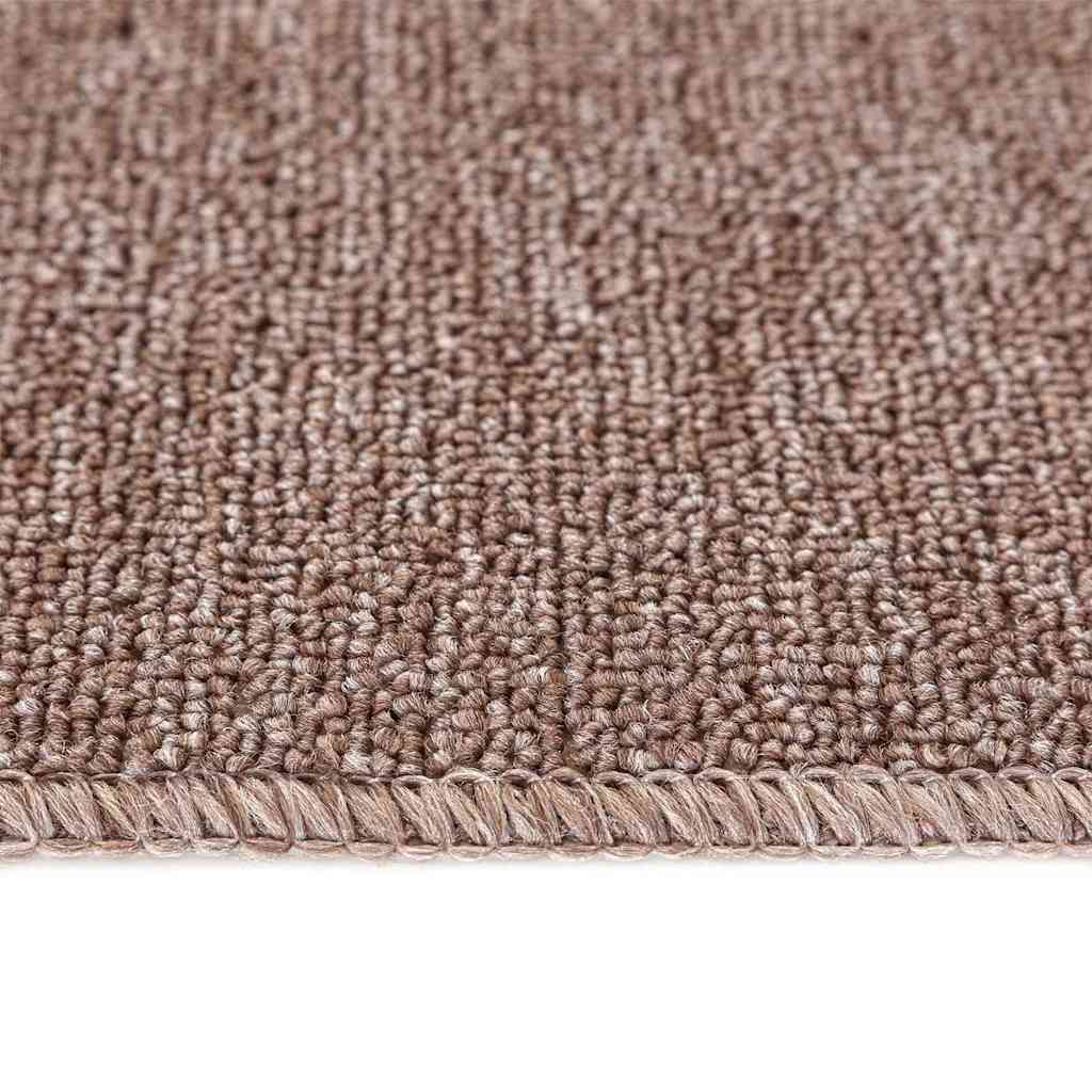 Slydimui atsparūs laiptų kilimėliai 15 pcs Šviesiai ruda