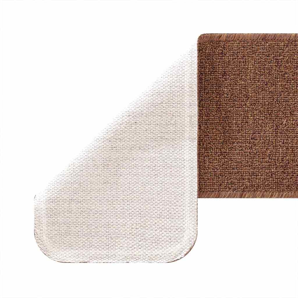 Slydimui atsparūs laiptų kilimėliai 15 pcs Geltona 75 x 20 cm