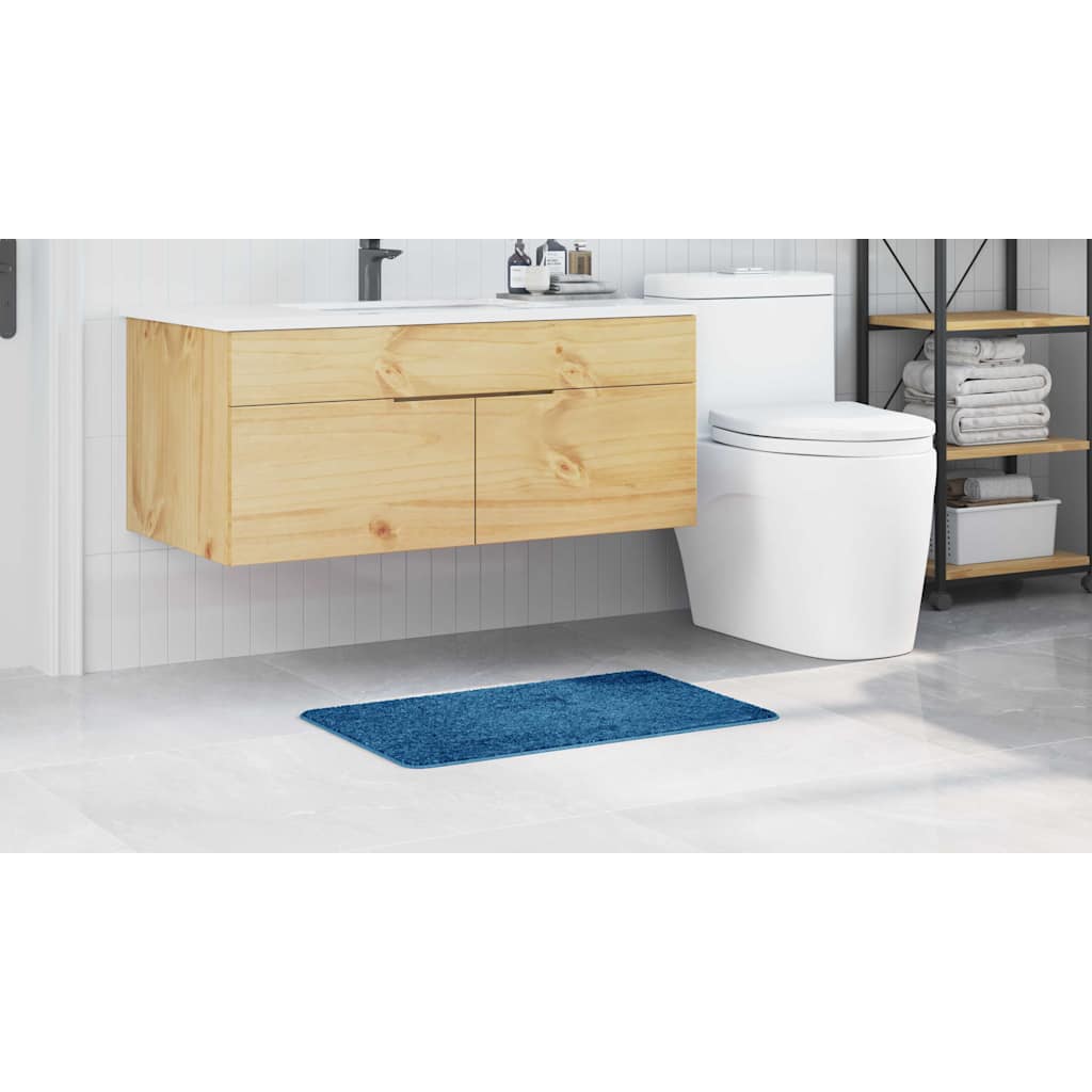 Non-slip bath mat Blue 50 x 80 cm PP