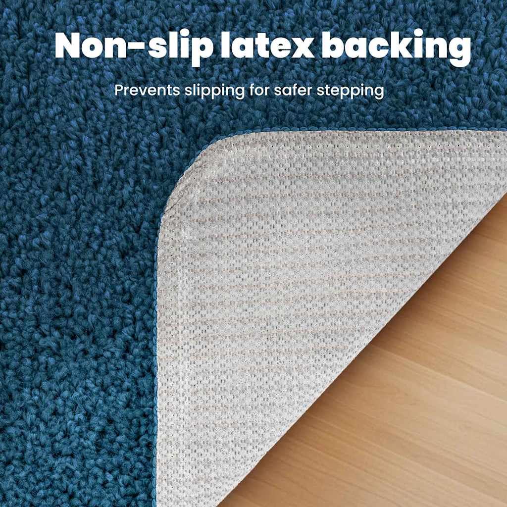 Non-slip bath mat Blue 50 x 80 cm PP