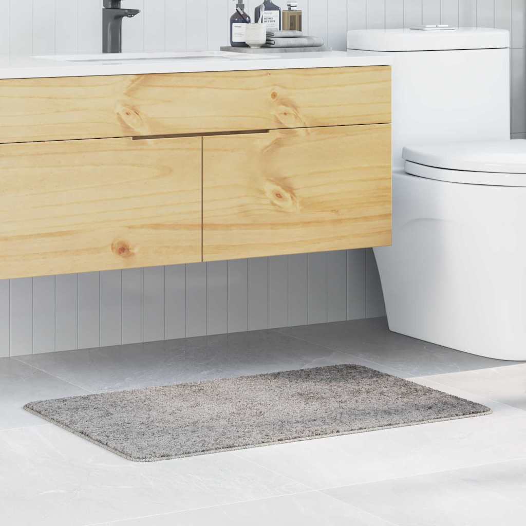 Non-slip bath mat Grey 60 x 90 cm PP