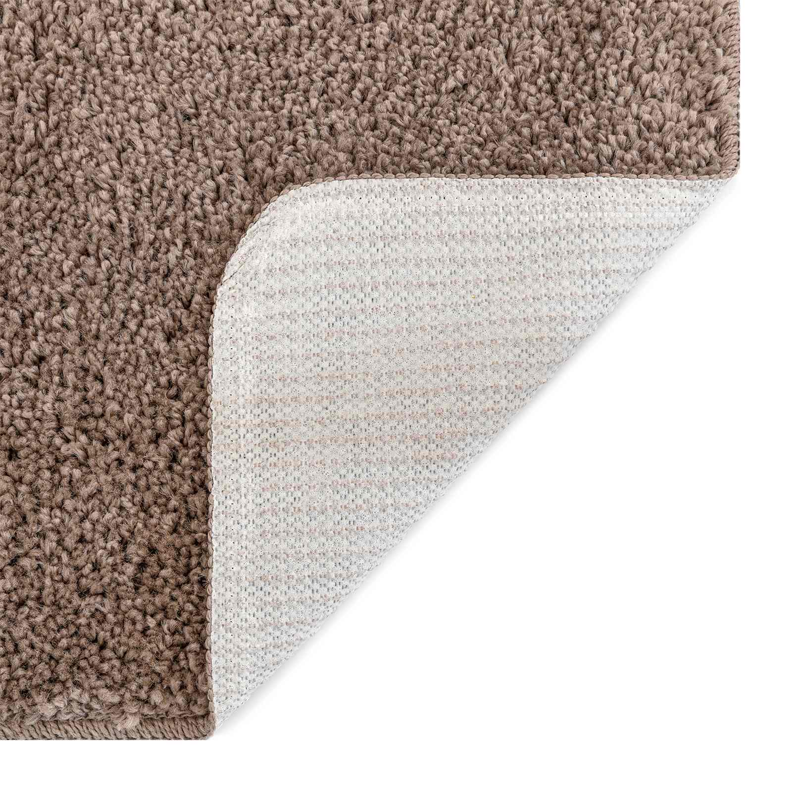 Antisklidus vonios kilimėlių rinkinys 3 pcs Ruda PP