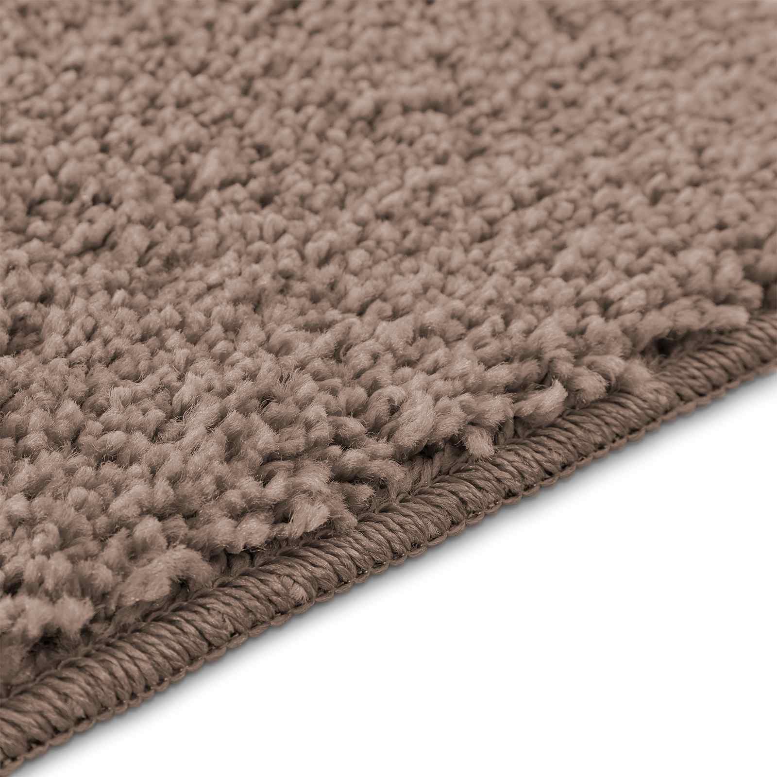 Antisklidus vonios kilimėlių rinkinys 3 pcs Ruda PP