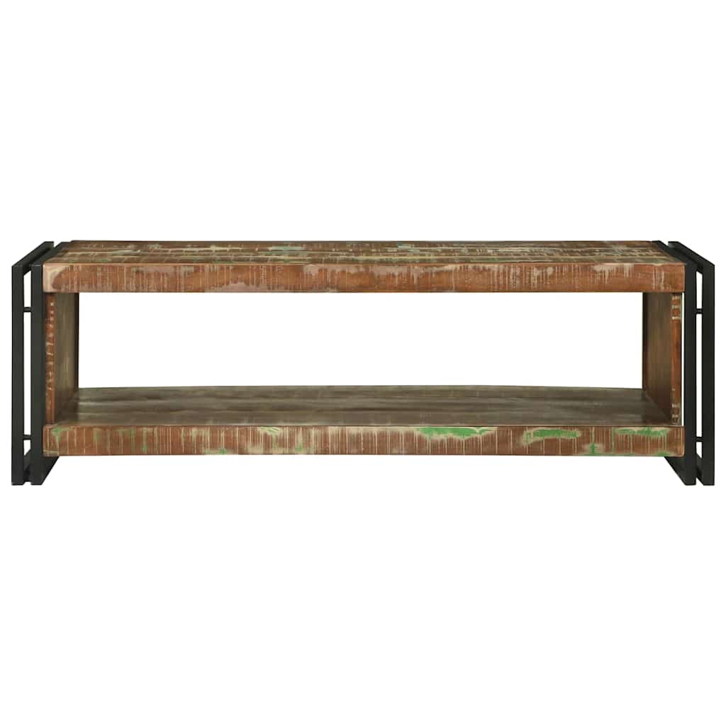 Kafijas galdiņš 120 x 50 x 38 cm pārstrādāta masīvkoka