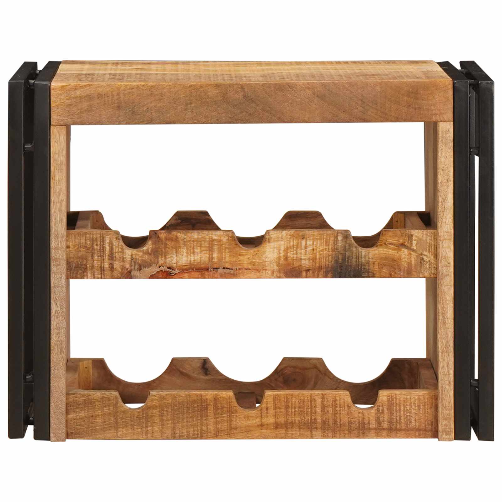 Vyno stovas Ruda 60 x 45 x 33 cm Kietas Rupus Mangų Medis