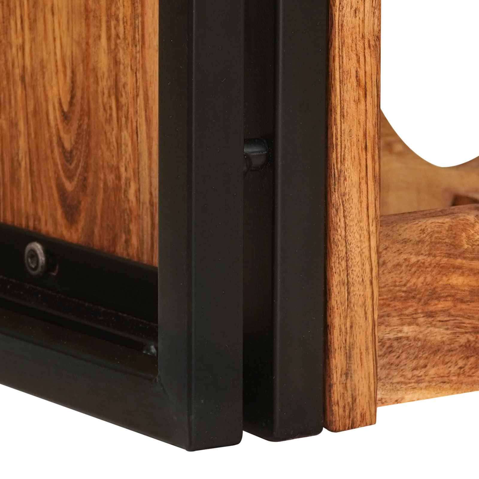 Vyno stovas Ruda 100 x 45 x 33 cm Kietos akacijos mediena