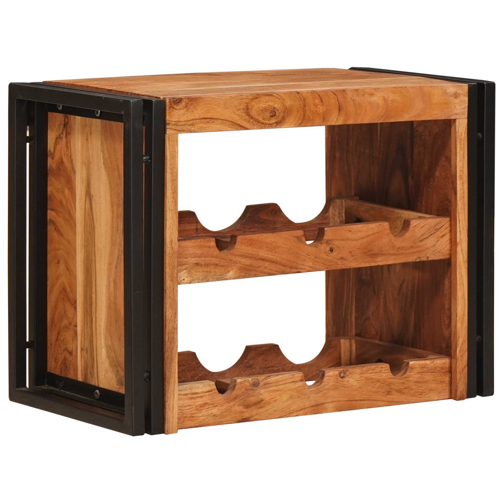 Vyno stovas Ruda 60 x 45 x 33 cm Kietos akacijos mediena