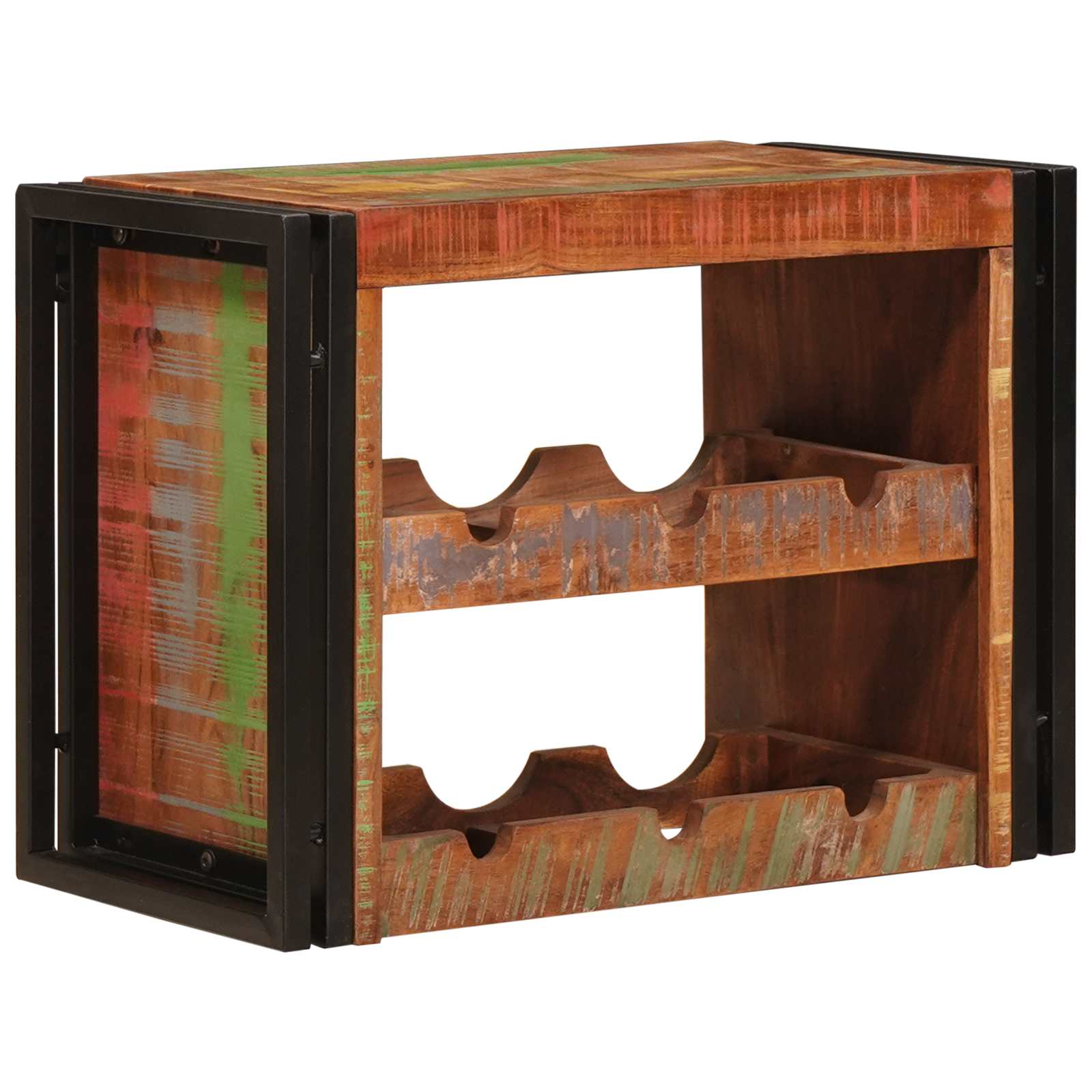 Vyno stovas Ruda 60 x 45 x 33 cm Kieta atnaujinta mediena