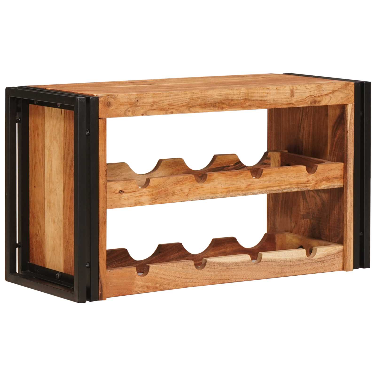 Vyno stovas Ruda 80 x 45 x 33 cm Kietos akacijos mediena
