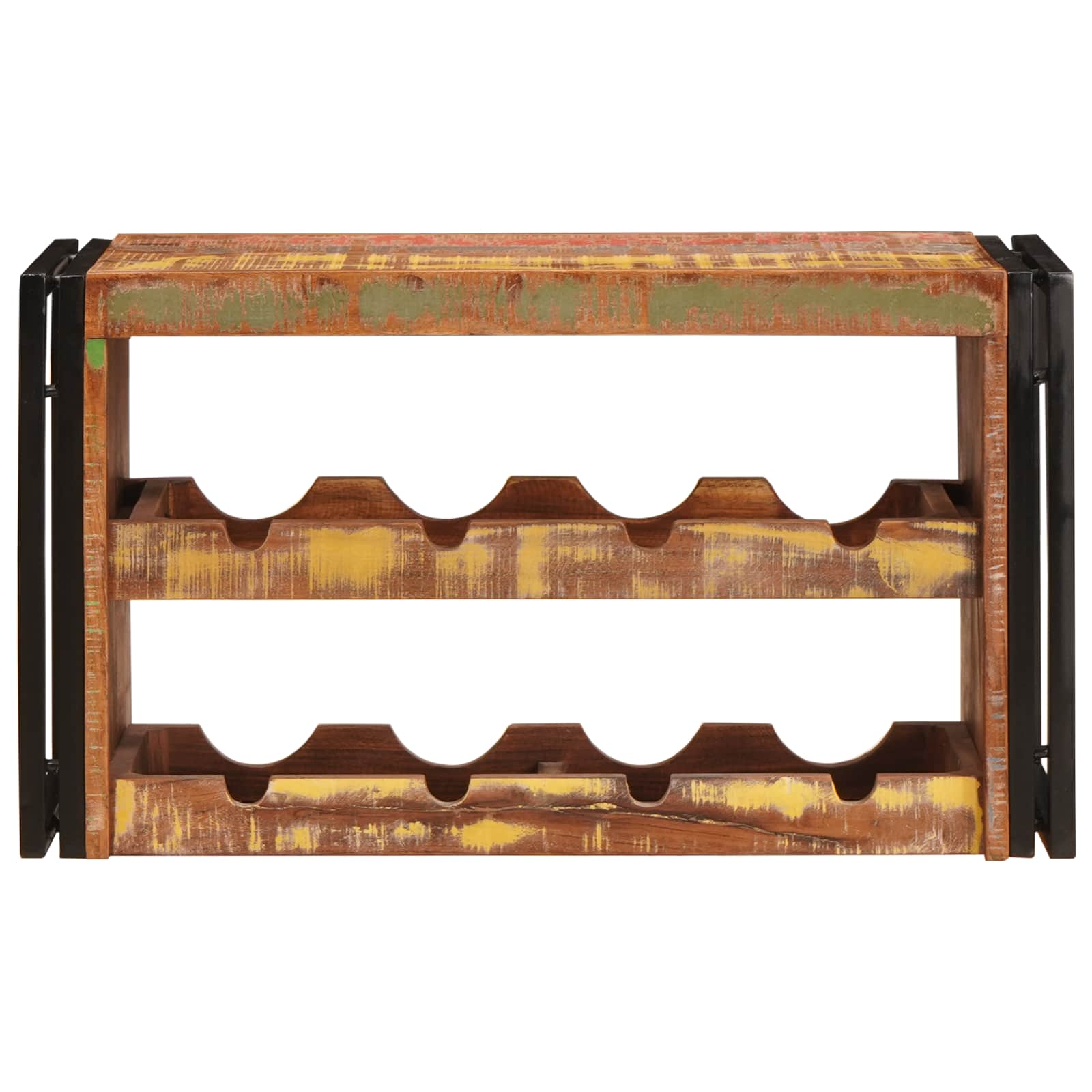 Vyno stovas Ruda 80 x 45 x 33 cm Kieta atnaujinta mediena
