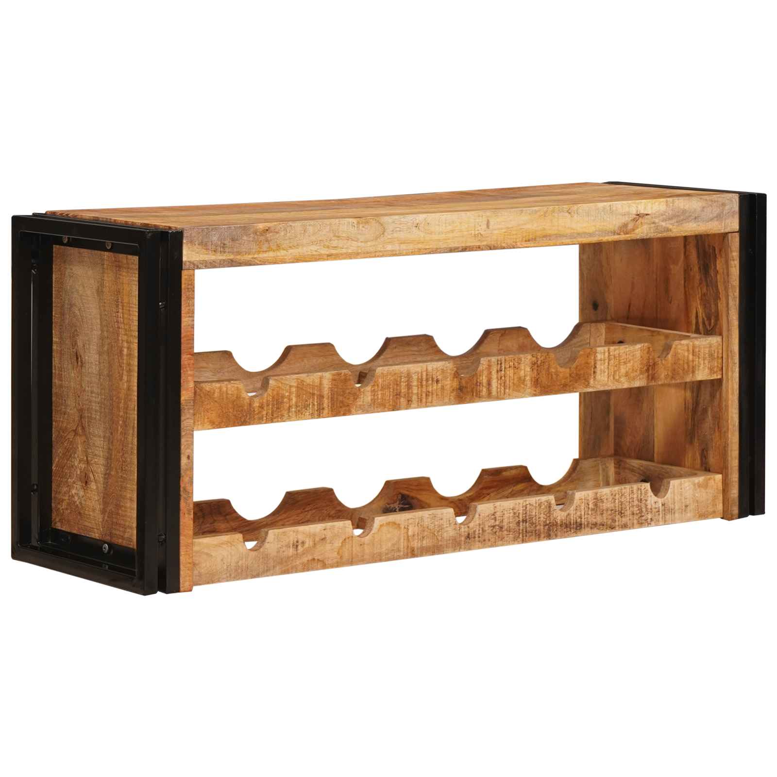Vyno stovas Ruda 100 x 45 x 33 cm Kietas Rupus Mangų Medis