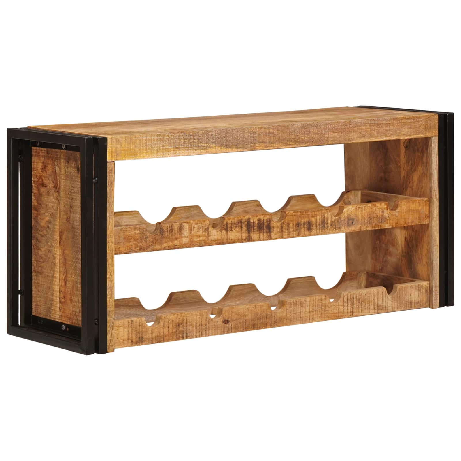 Vyno stovas Ruda 100 x 45 x 33 cm Kietas Rupus Mangų Medis
