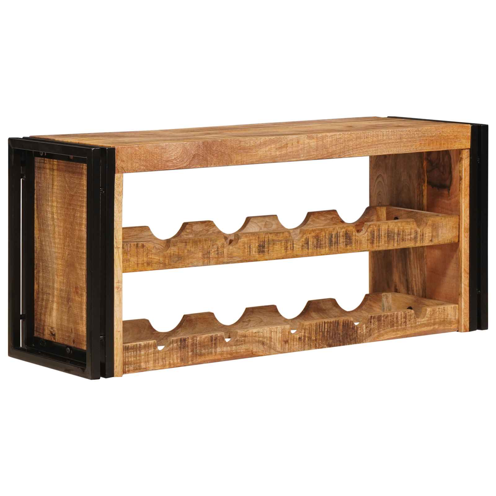 Vyno stovas Ruda 100 x 45 x 33 cm Kietas Rupus Mangų Medis