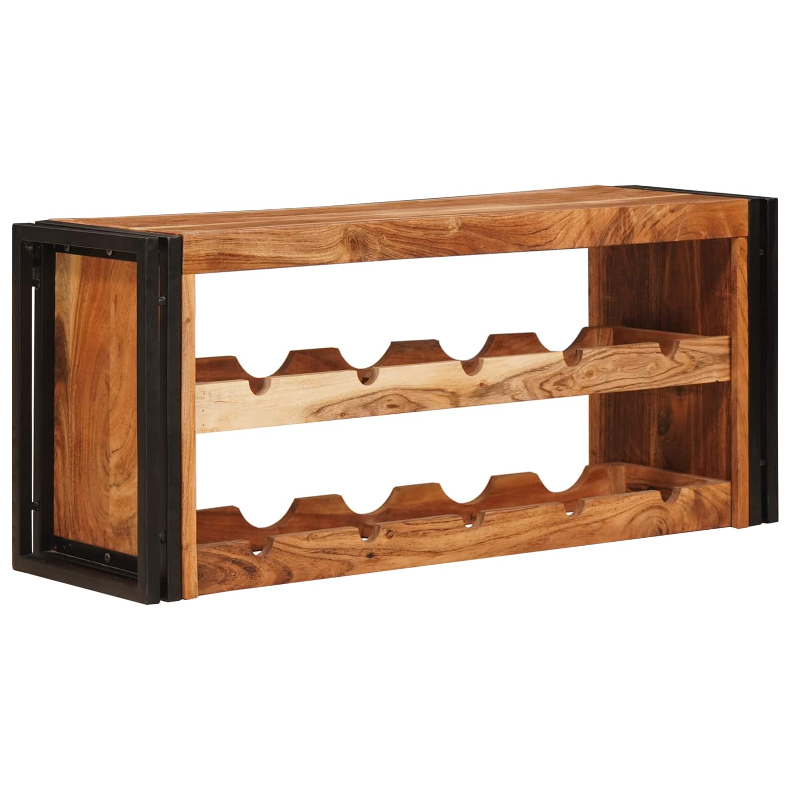 Vyno stovas Ruda 100 x 45 x 33 cm Kietos akacijos mediena