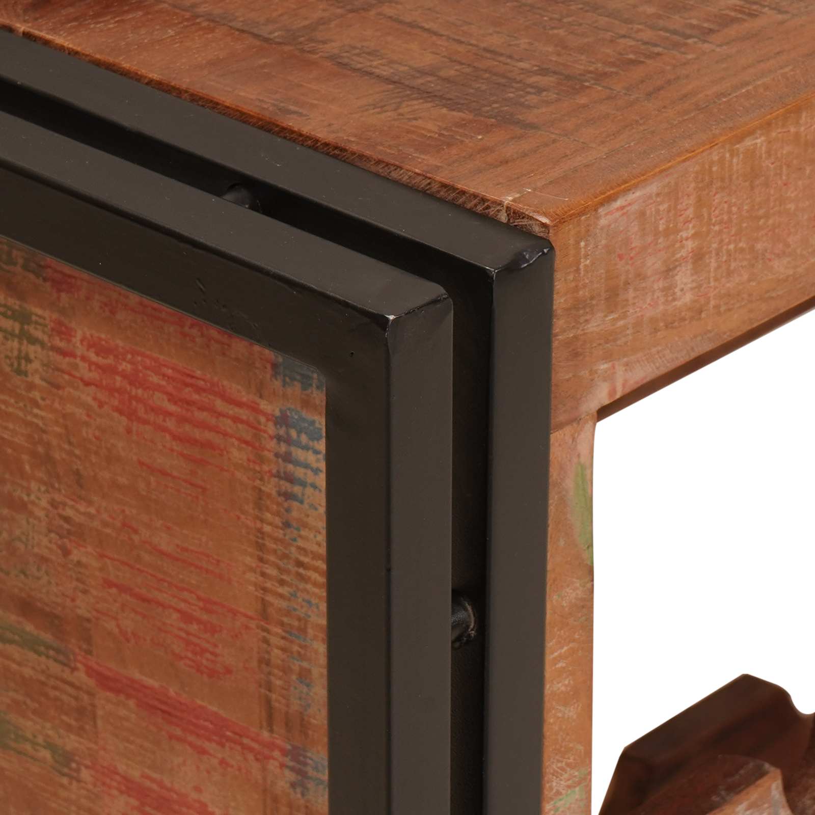 Vyno stovas Ruda 100 x 45 x 33 cm Kieta atnaujinta mediena