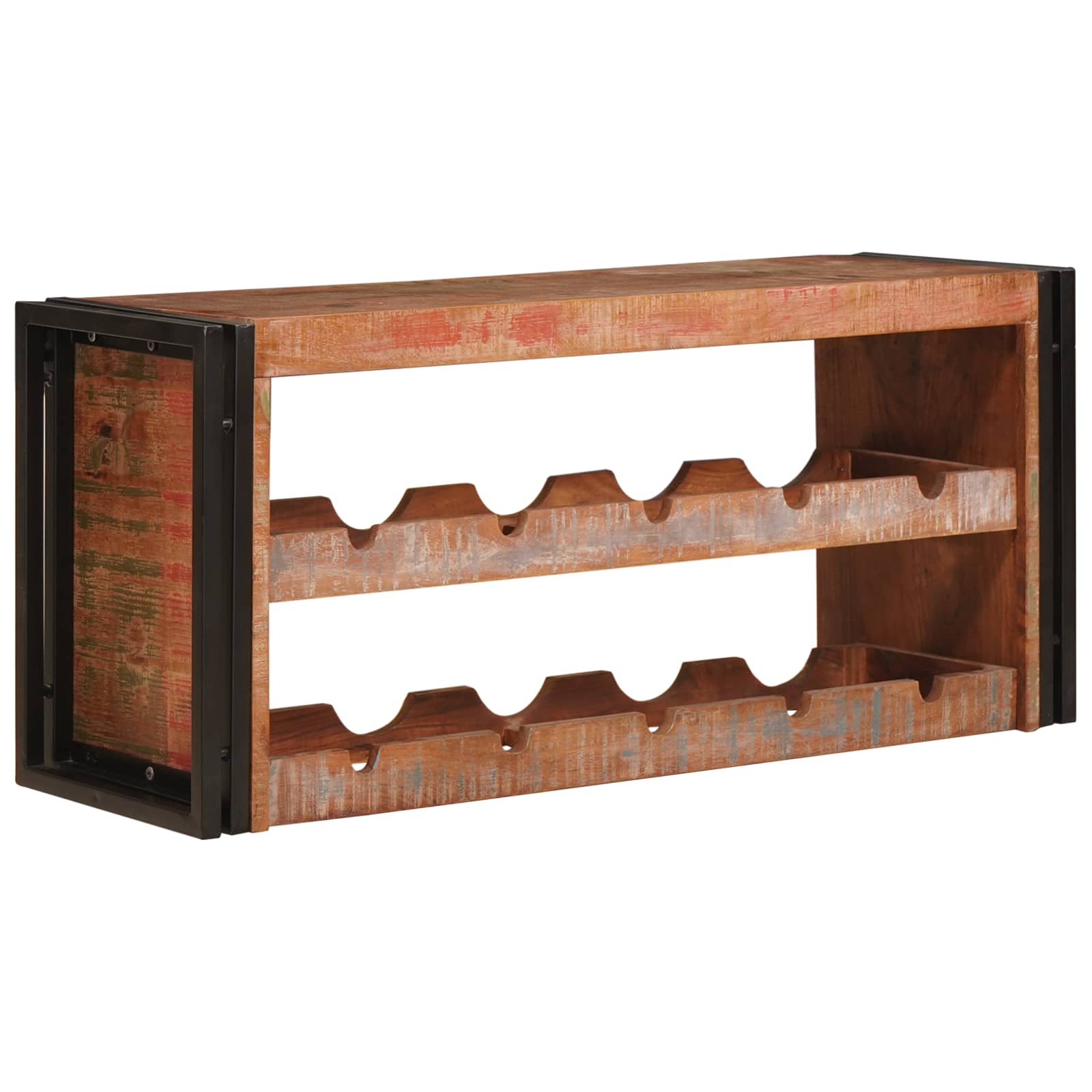 Vyno stovas Ruda 100 x 45 x 33 cm Kieta atnaujinta mediena