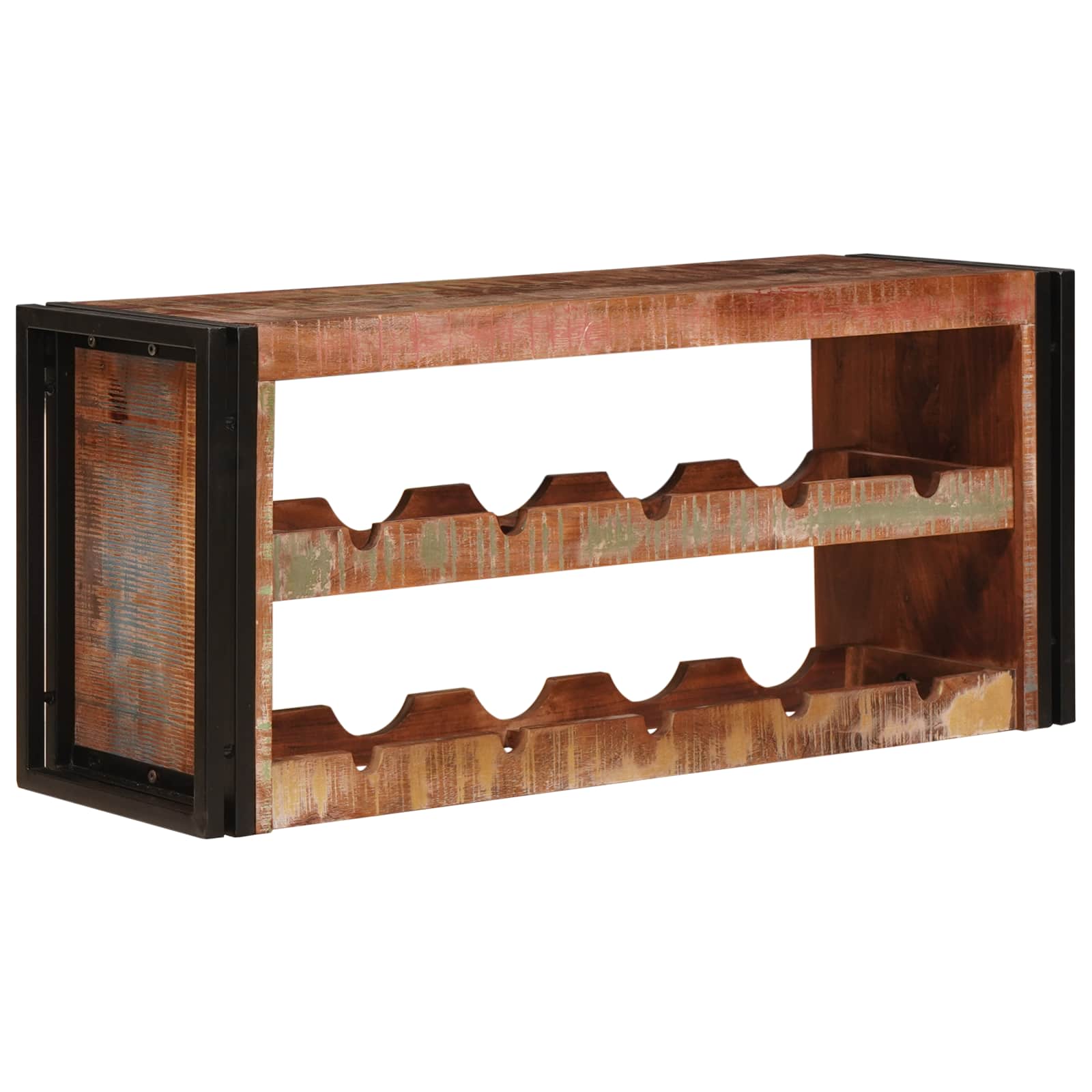 Vyno stovas Ruda 100 x 45 x 33 cm Kieta atnaujinta mediena